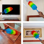 Rainbow Brush Duster Microfiber for Cleaning Home Furniture Multicolor