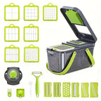 22 in 1 Mandoline Vegetable Chopper – Multi Cutter, Slicer & Grater | Kitchen Food Processor