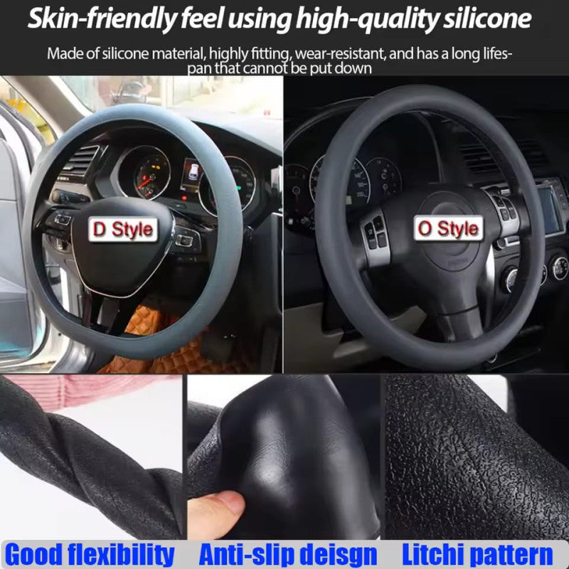 Premium Silicone Steering Wheel Cover