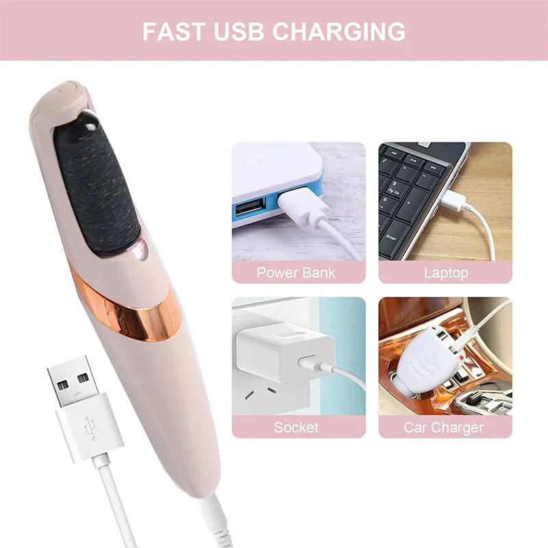 Flawless Pedicure Tool – Electric Foot Callus Remover | Rechargeable Waterproof Heel File