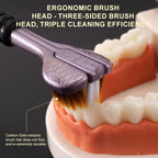 3-Sided Toothbrush (Pack of 2) – U-Shaped Triple Cleaning Brush | Fast & Deep Teeth Cleaning