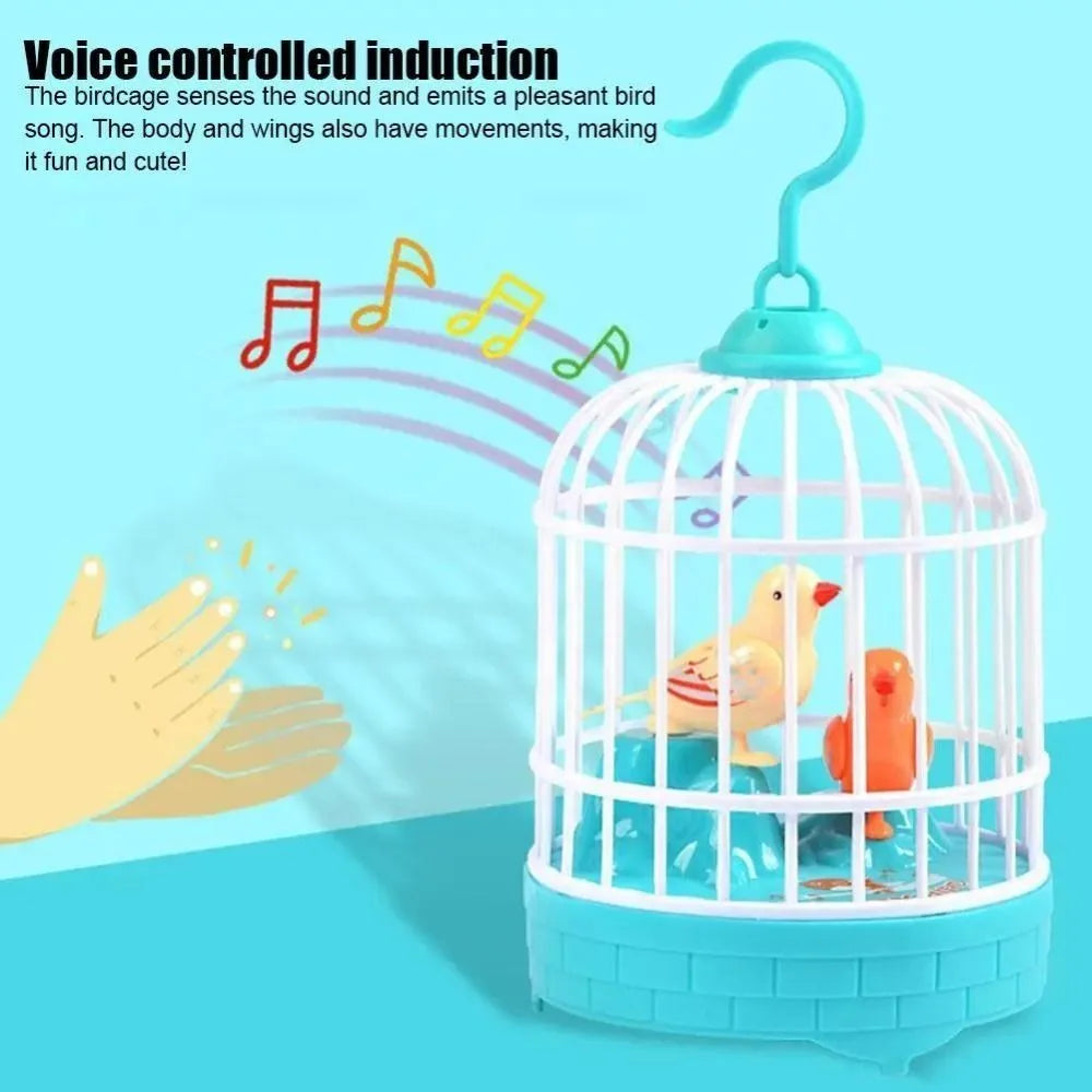 Bird Cage Toy for Kids – Musical Light-Up Bird Cage with Sound & Motion