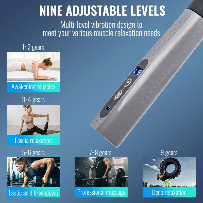 Massage Gun Electric Muscle Massager for Pain Relief – Rechargeable