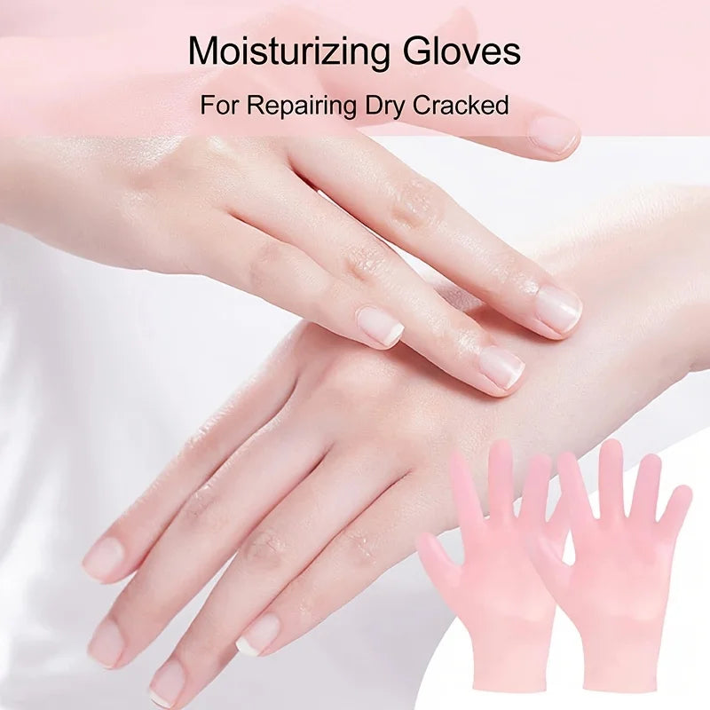 Silicone Gel Moisturizing Gloves