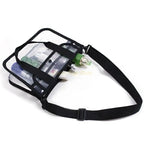Transparent Cosmetic Bag – Waterproof Makeup Organizer with Shoulder Strap