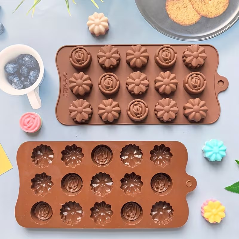 Multi Design Food Grade Silicone Chocolate Mold – Non-Stick Candy & Baking Mould