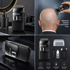 Daling DL-9300 2 In 1 Cordless Electric Shaver & Hair Trimmer – 7500RPM Professional Grooming Machine