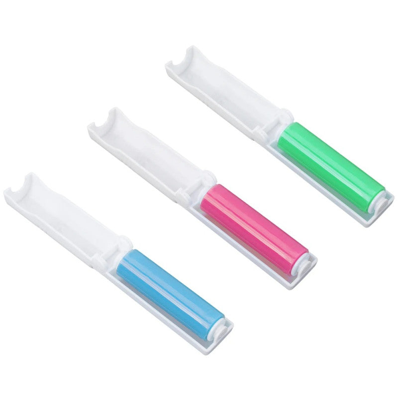 Mini Pocket Compact and Portable Lint Roller with Washable Refill