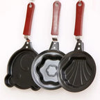 Mini Nonstick Egg Frying Pan – Cute Shape Omelette & Pancake Maker | Heart, Star & Cartoon Design Pan
