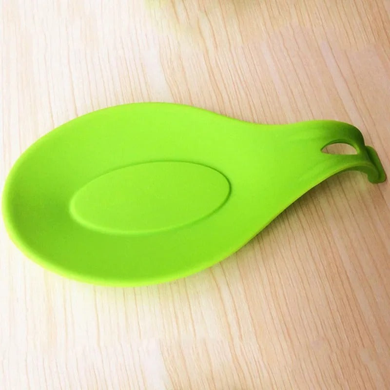 Pack of 2 Spoon Rest – Kitchen Spoon Holder Tray | Heat Resistant Utensil Rest (Mess-Free Cooking)