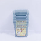 Mini Crate Storage Boxes (Pack of 4) – Multipurpose Organizer Bins | BPA Free Plastic Storage for Kitchen