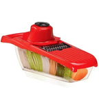 10 in 1 Mandoline Vegetable Chopper & Slicer – Multi Blade Kitchen Cutter with Storage Box