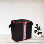 Pack of 4 Storage Bag Closet Organizer Cloth Storage Boxes for Wardrobe Black