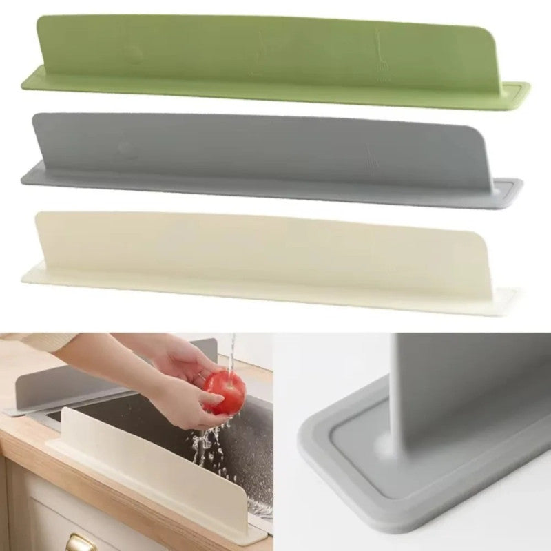 Sink with suction Splash Guard – Flexible Silicone Water Stopper