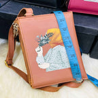 3 Zipper Luxury Cross Body Purse Wallet