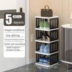 Classic 5 Layer Shoe Rack – Multi-Tier Space Saving Shoe Organizer for Home