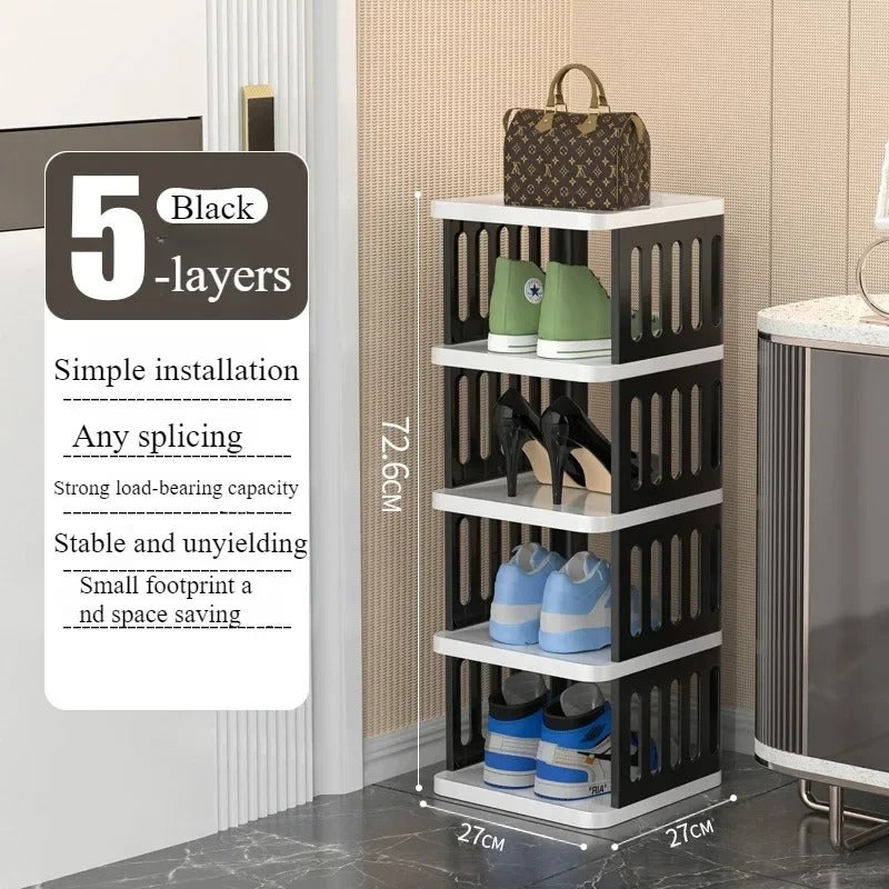 Classic 5 Layer Shoe Rack – Multi-Tier Space Saving Shoe Organizer for Home