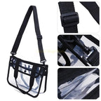 Transparent Cosmetic Bag – Waterproof Makeup Organizer with Shoulder Strap