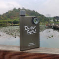 Notebook Water Bottle – Slim Flat Book Shape Bottle (Portable & Leakproof)