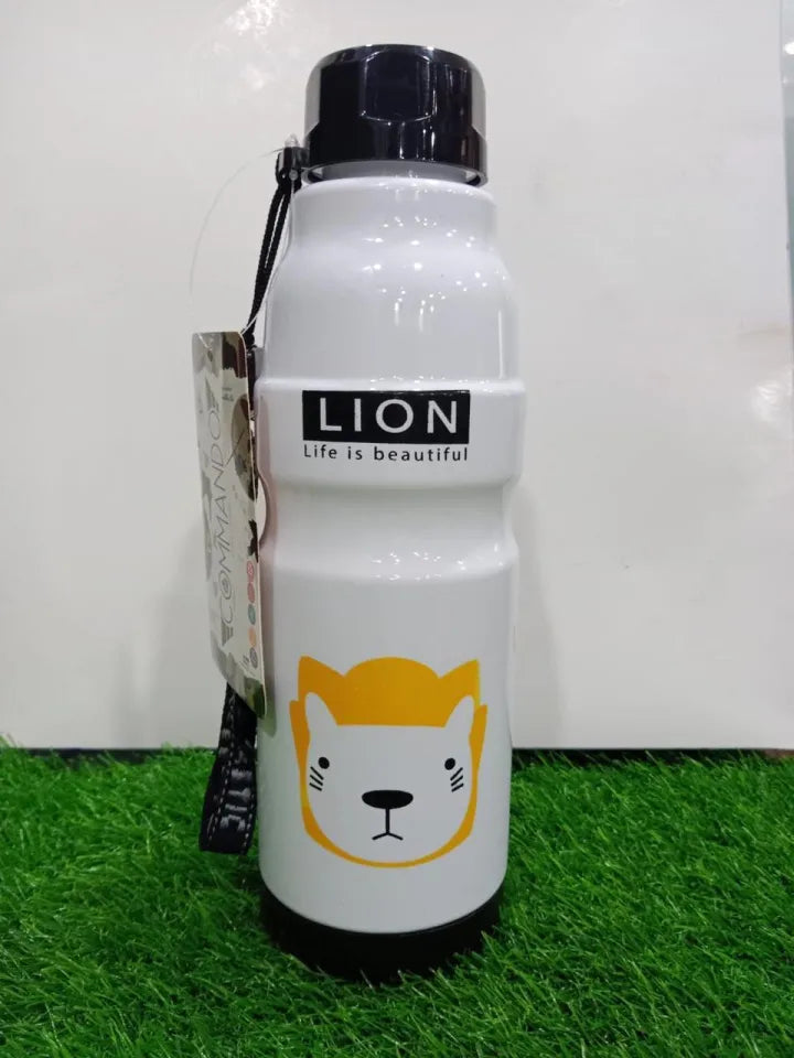Pack of 2 Panda Kids School Water Bottle – 450ML Cartoon Bottle