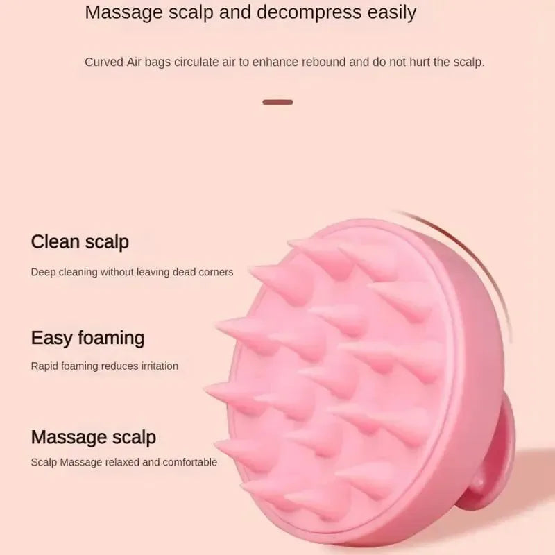 Silicone Shampoo Brush (New Model) – Scalp Massager & Hair Cleaning Brush