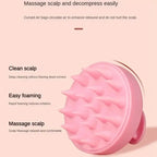 Silicone Shampoo Brush (New Model) – Scalp Massager & Hair Cleaning Brush