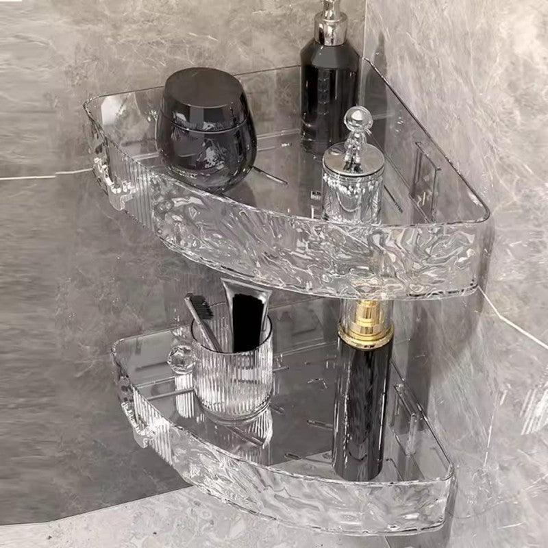 Premium Corner Bathroom Organizer Shelf – Wall Mounted Shower Storage Rack