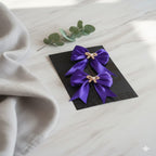 Pack of 4 Bow Hair Clips with Stone – Stylish Girls Hair Accessories