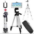 Adjustable Mobile & Camera Tripod Stand – Portable Lightweight Tripod