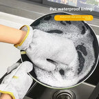 Steel Wire Cleaning Gloves – Heavy Duty Kitchen Scrubber Gloves | Cut Resistant Dishwashing & Cleaning Gloves