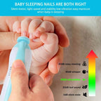 Baby Nail Clippers 6 in 1, Baby Nail Cutter Safe Electric Baby Nail Trimmer