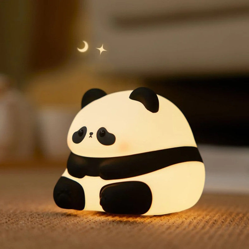 Cute Panda Rechargeable Night Lamp – Soft Silicone LED Touch Light