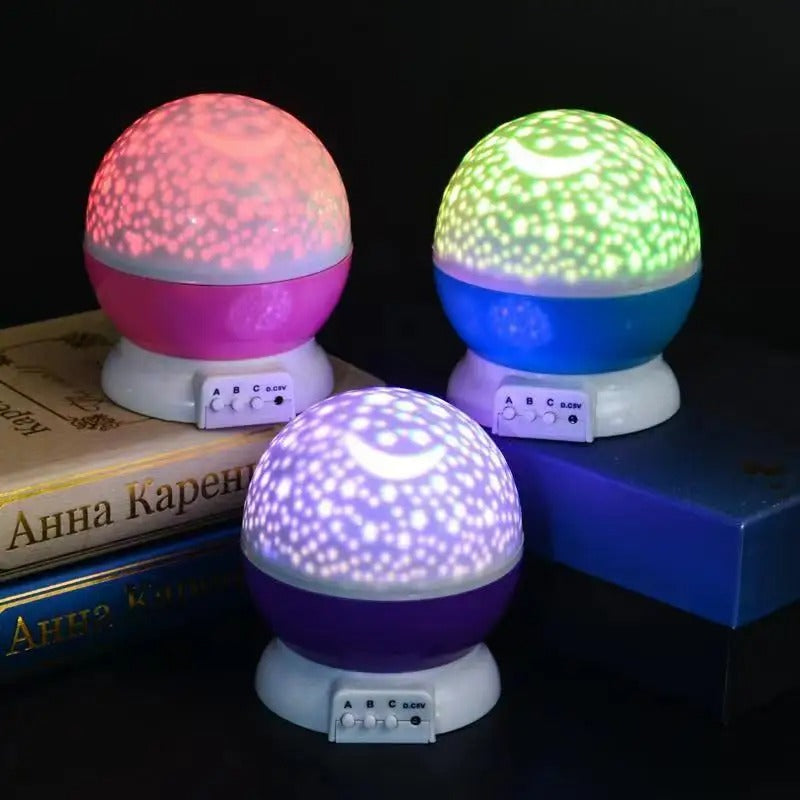 Star Master Galaxy Projector – LED Night Light with Star & Moon Projection (Multicolor)