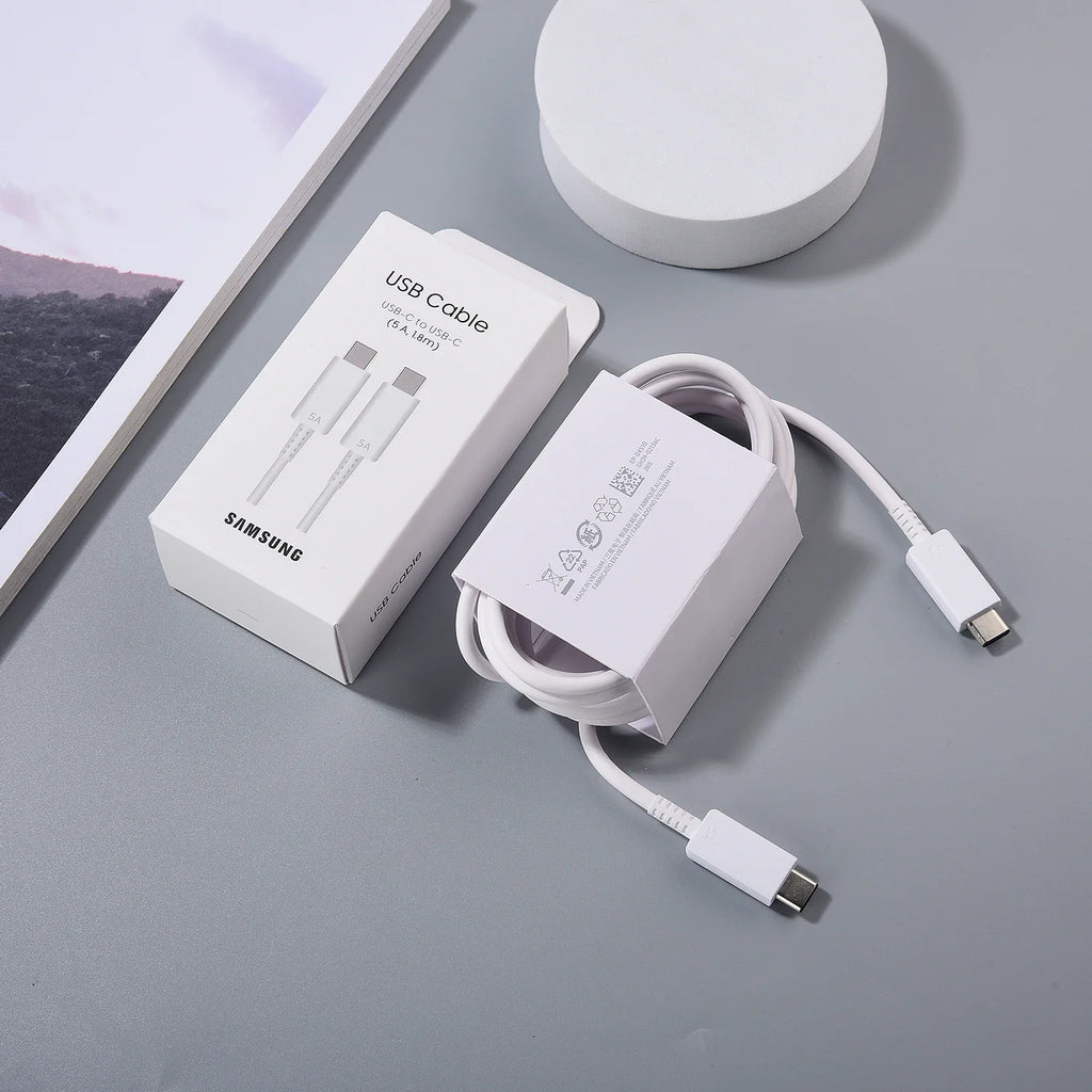 Samsung USB Type-C Cable – Fast Charging & Data Sync (Durable Original Quality)