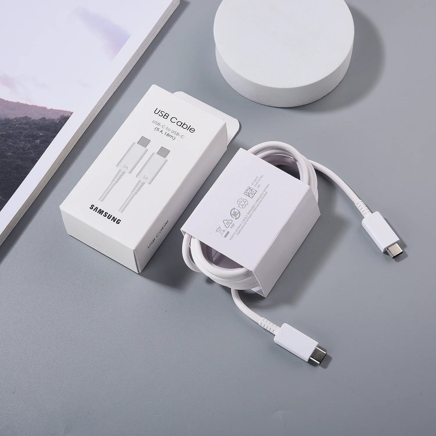 Samsung USB Type-C Cable – Fast Charging & Data Sync (Durable Original Quality)