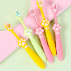 Kids Cartoon Cat Claw Toothbrush – Soft Bristle Baby Toothbrush with Cute Design