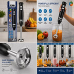 BOMN Hand Blender – Powerful Electric Stick Blender for Juices, Soups & Shakes