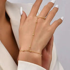 Finger Bracelet Hand Chain for Women – Elegant Hand Harness Jewelry