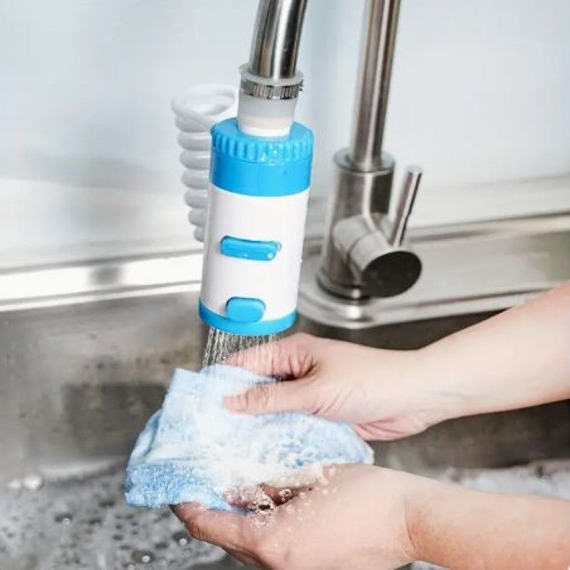 Multi-Functional Faucet Extender – Kitchen Tap Shower with Foam & Spray Modes