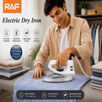 RAF Electric Dry Iron – Non-Stick Lightweight Clothes Iron for Everyday Use