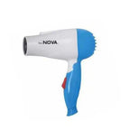 Nova Foldable Hair Dryer – Portable Travel Hair Dryer for Fast Drying (Hot & Cold Air)