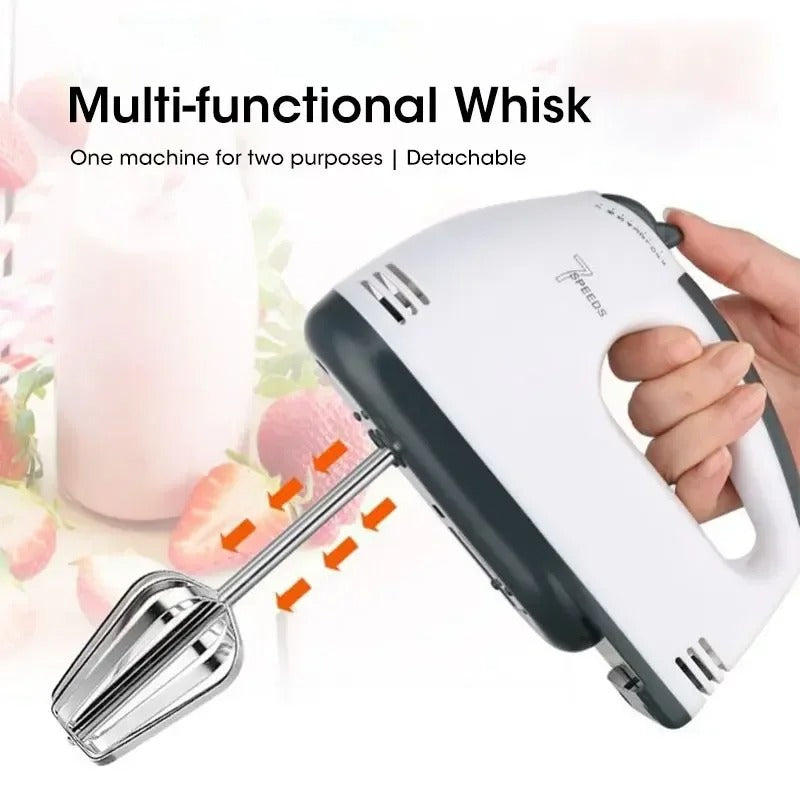 Scarlett Electric Hand Mixer – 7 Speed Egg Beater for Baking, Cream & Dough Mixing