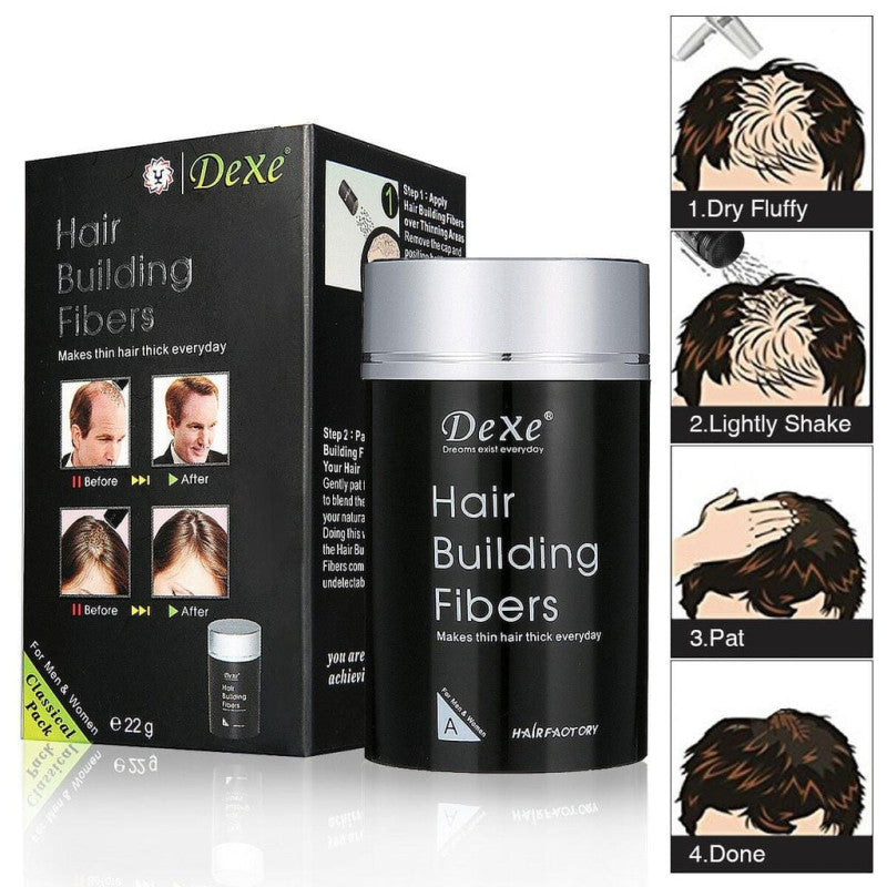 Dexe Hair Building Fibers Regrowth Hair Powder For Men And Women