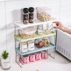 Kitchen Storage Stand Rack – Multi Purpose Shelf Organizer | Countertop Expandable Storage Stand