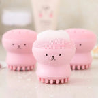 Octopus Facial Cleansing Brush – Silicone Face Scrubber & Deep Pore Massager