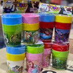 Kidco Glass Set – 4 PCS Kids Cartoon Drinking Cups