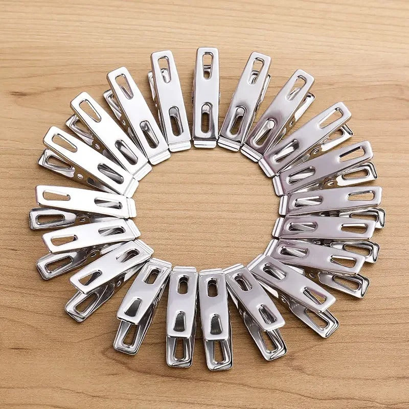 Pack of 2 Stainless Steel Clothes Clips