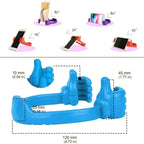 Thumbs-Up Mobile Stand – Cute Flexible Phone Holder for Desk