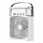 Mini Cooling Fan with Water Tank – Portable Air Cooler | Humidifier Fan with LED Light