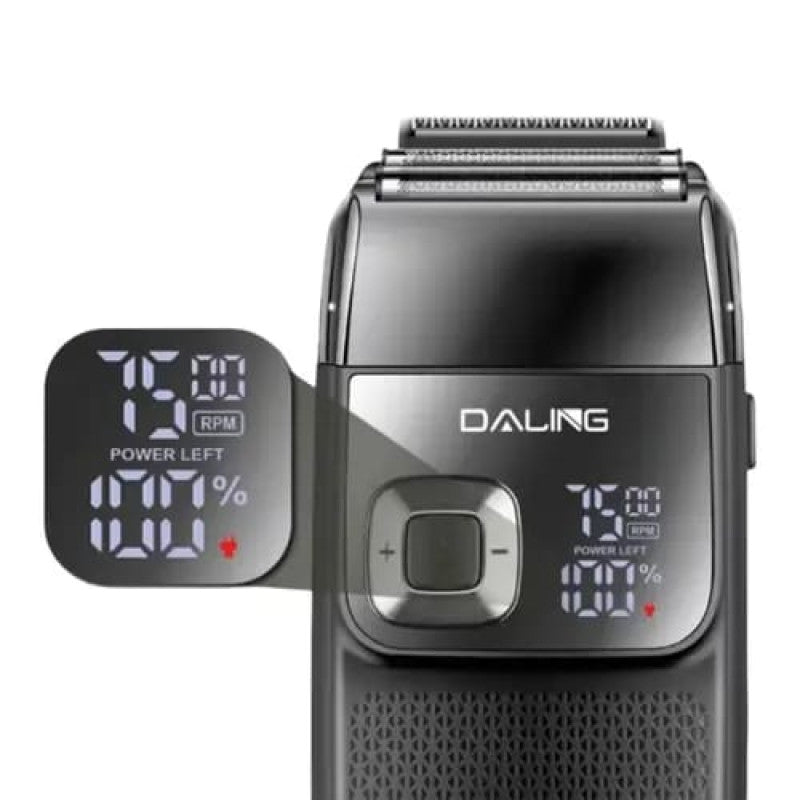 Daling DL-9300 2 In 1 Cordless Electric Shaver & Hair Trimmer – 7500RPM Professional Grooming Machine